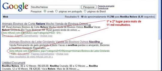 Publicidade em banners no MF Rural